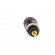 Socket | 2mm banana | Overall len: 29mm | black | soldered | insulated фото 5