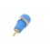 Socket | 2mm banana | Overall len: 29mm | blue | on panel,push-in фото 6