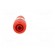 Socket | 2mm banana | Overall len: 29mm | red | on panel,push-in фото 9