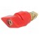 Laboratory clamp | red | 1kVDC | 63A | Contacts: brass | 58mm | Thread: M6 image 1