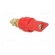 Laboratory clamp | red | 1kVDC | 63A | Contacts: brass | 58mm | Thread: M6 image 8