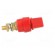 Laboratory clamp | red | 1kVDC | 63A | Contacts: brass | 58mm | Thread: M6 image 7