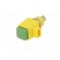 Laboratory clamp | yellow-green | 300VDC | 16A | Contacts: nickel image 2