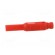 Connector: 1,5mm banana | plug | red | Connection: soldered | L: 39.7mm image 3