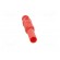 Connector: 1,5mm banana | plug | red | Connection: soldered | L: 39.7mm image 9