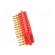Socket strip | 2mm banana | red | 70VDC | 10A | 33VAC | Sockets: 20 | 12mm фото 7