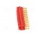 Socket strip | 2mm banana | red | 70VDC | 10A | 33VAC | Sockets: 20 | 6mm image 3