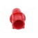 Bottom cartridge cap | red | screwed rod | polyetylene image 5