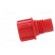 Bottom cartridge cap | red | screwed rod | polyetylene image 7