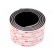 Tape: velcro | W: 50mm | L: 1m | Thk: 5.7mm | acrylic | black | -29÷93°C image 2