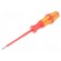 Screwdriver | insulated | slot | 4,0x0,8mm | Blade length: 100mm image 1