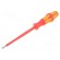 Screwdriver | insulated | slot | 5,5x1,0mm | Blade length: 125mm image 1