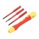Kit: screwdrivers | insulated,precision | 1kVAC | Size: PH0,PZ0,SL 2 image 1