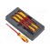 Kit: screwdrivers | Pcs: 6 | insulated | 1kVAC | Phillips,slot image 2