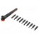 Kit: screwdriver bits | hex key,Phillips,slot | 10pcs. image 1