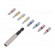 Kit: screwdriver bits | Pcs: 9 | 1/4" Allen key: 4 mm | 25mm paveikslėlis 1