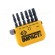 Kit: screwdriver bits | Pcs: 6 | Torx® | 50mm | Size: TX20,TX25,TX30 paveikslėlis 2