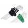 Key set | Torx® | Chrom-vanadium steel | Pcs: 13 | Package: blister image 2