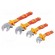 Wrenches set | insulated,adjustable,self-adjusting | 4pcs. image 1