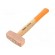 Hammer | 270mm | 600g | copper | wood image 1