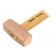 Hammer | 280mm | 1kg | copper | wood image 2
