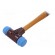 Hammer | 295mm | W: 90mm | 350g | 30mm | round | elastomer | wood | SIMPLEX фото 2