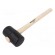 Hammer | 320mm | 317g | 55mm | round | rubber | wood | Shore hardness: 90 фото 1