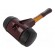 Hammer | 325mm | W: 175mm | 2.77kg | 80mm | round | rubber | wood | SIMPLEX image 1