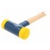 Hammer | 380mm | W: 130mm | 848g | Size: 45mm | round | polyurethane image 2