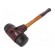 Hammer | 405mm | W: 150mm | 1.55kg | 60mm | round | rubber | wood | SIMPLEX image 1