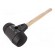 Hammer | 409mm | W: 185mm | 3136g | Size: 80mm | round | caoutchouc image 1