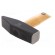 Hammer | 800g | 27mm | carbon steel | wood (ash) image 2