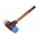 Hammer | assembly | 325mm | W: 115mm | 620g | 40mm | round | elastomer | wood image 1