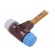 Hammer | assembly | 325mm | W: 115mm | 620g | 40mm | round | elastomer | wood image 2