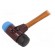 Hammer | paving | 325mm | W: 115mm | 640g | 40mm | round | wood | SIMPLEX image 2