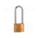 Padlock | brass | hardened steel shackle,double bolted | shackle image 3