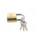 Padlock | hardened shackle | shackle | Equipment: key x3 | Mat: brass image 3