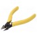 Pliers | side,cutting | ESD | blackened tool | 125mm | with side face image 1