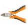 Pliers | side,cutting,miniature | anti-slip handles,satin | 110mm фото 3