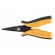 Pliers | gripping surfaces are laterally grooved,flat | 160mm image 3