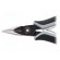 Pliers | half-rounded nose | ESD | 130mm | Conform to: DIN/ISO 9655 фото 2