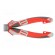Pliers | half-rounded nose,elongated | 205mm | Cut: with side face image 2