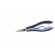 Pliers | half-rounded nose,elongated | ESD | B: 32mm | C: 9mm | D: 6mm фото 6