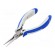 Pliers | half-rounded nose,elongated | ESD | B: 33mm | C: 10mm | D: 6.4mm paveikslėlis 1