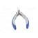 Pliers | half-rounded nose,elongated | ESD | B: 33mm | C: 10mm | D: 6.4mm paveikslėlis 9