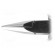 Pliers | smooth gripping surfaces,straight,half-rounded nose image 2