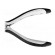Pliers | smooth gripping surfaces,straight,half-rounded nose image 4