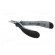 Pliers | smooth gripping surfaces,straight,half-rounded nose image 8