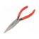 Pliers | cutting,half-rounded nose,universal | plastic handle image 1