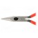 Pliers | cutting,half-rounded nose,universal | plastic handle image 3